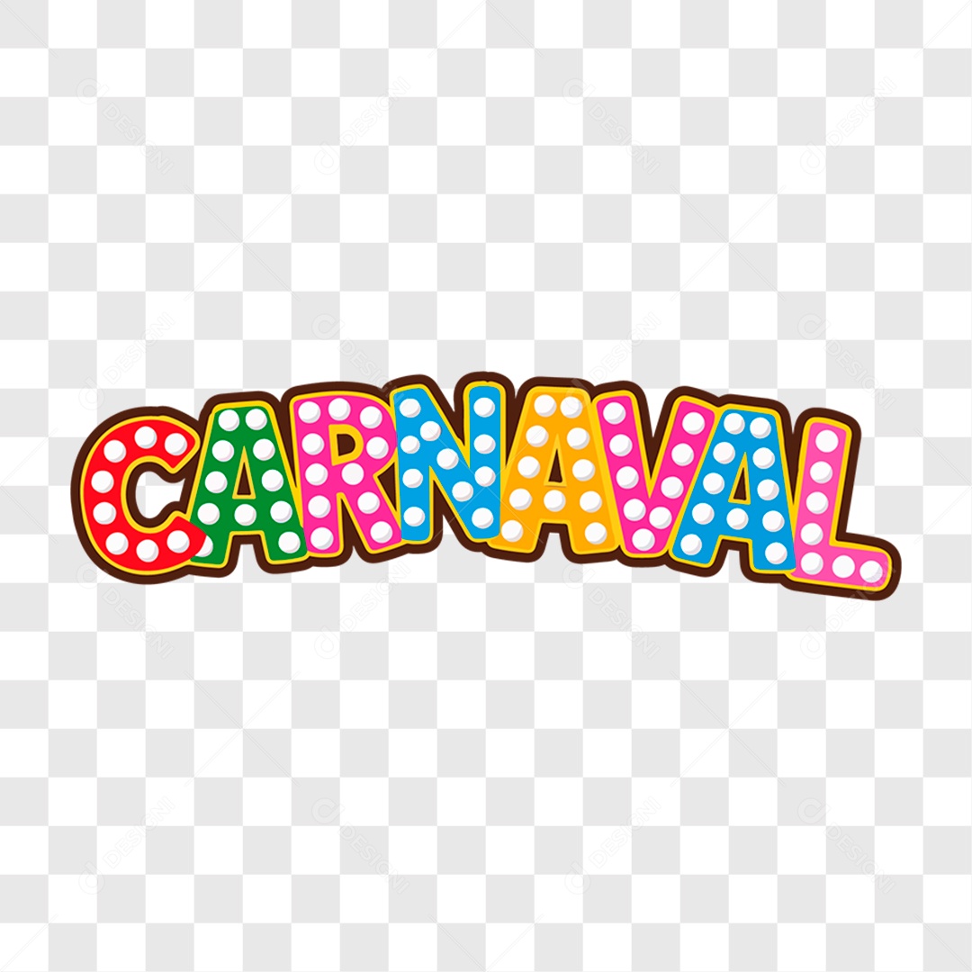 Lettering Carnaval EPS + PNG