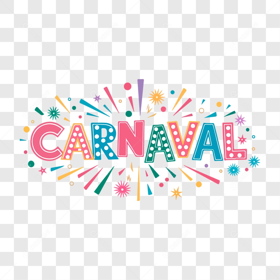 Lettering Carnaval EPS + PNG
