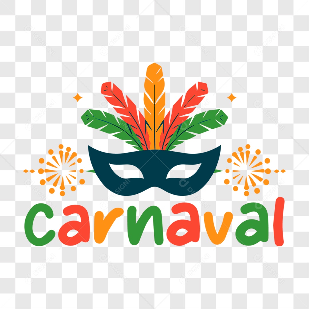 Lettering Carnaval EPS + PNG