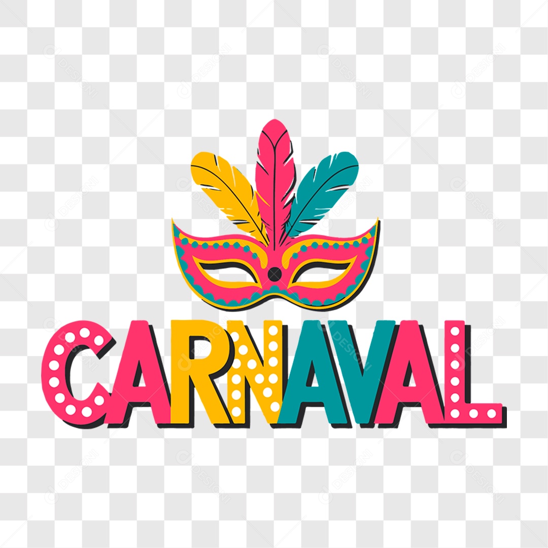Lettering Carnaval EPS + PNG