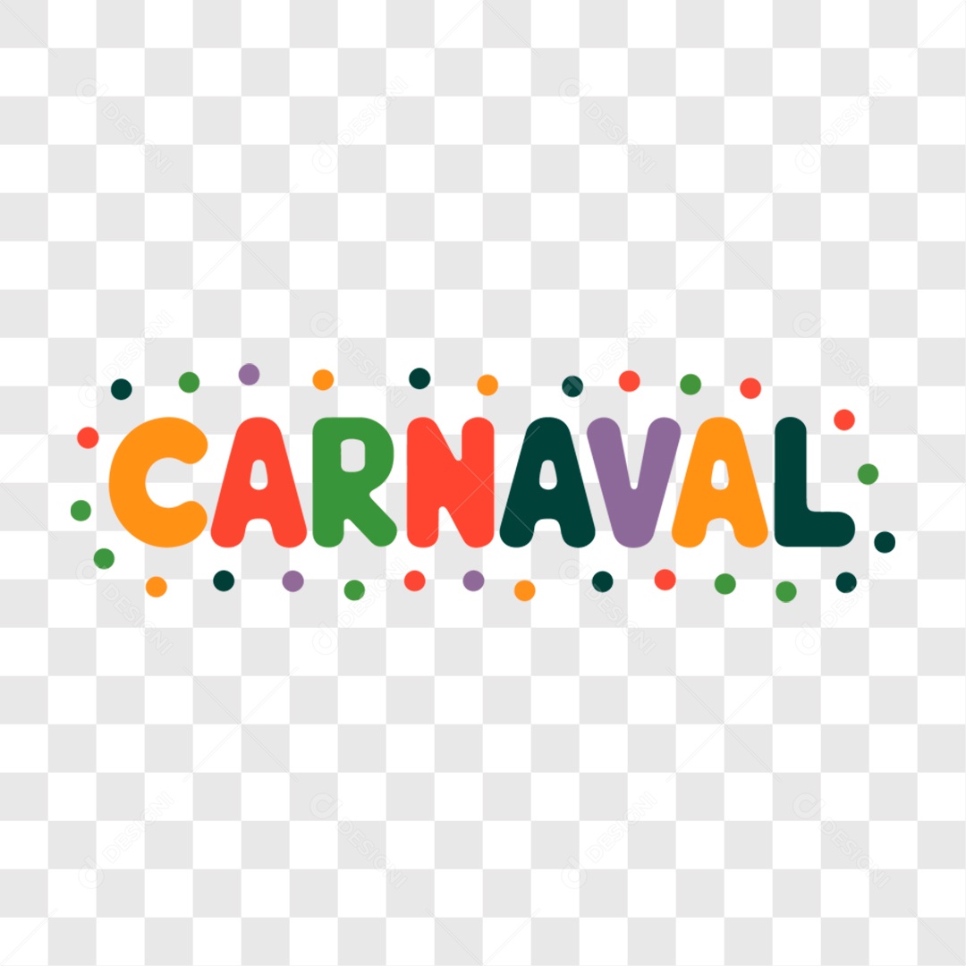 Lettering Carnaval EPS + PNG