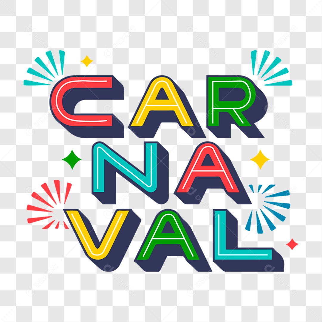 Lettering Carnaval EPS + PNG