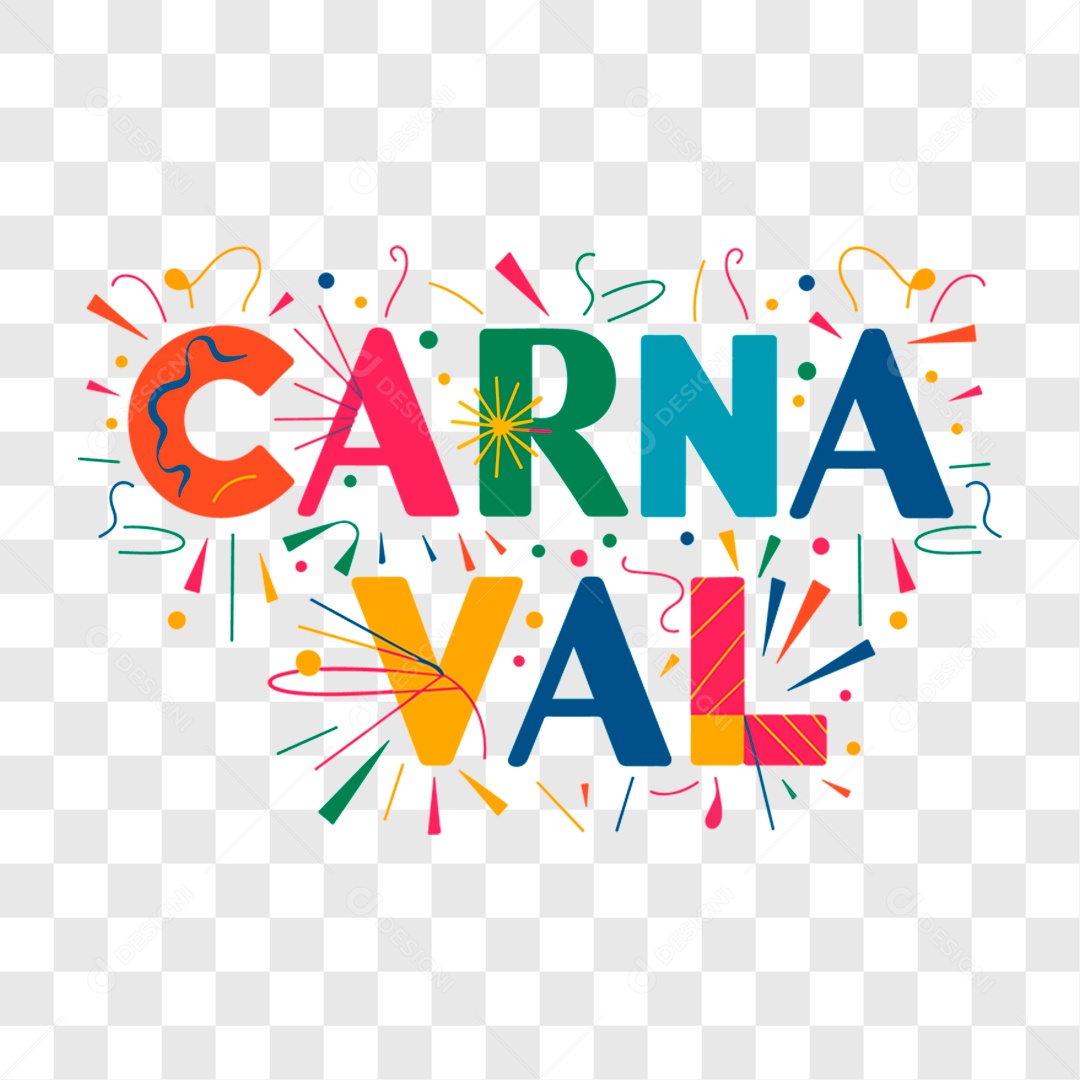 Lettering Carnaval EPS + PNG