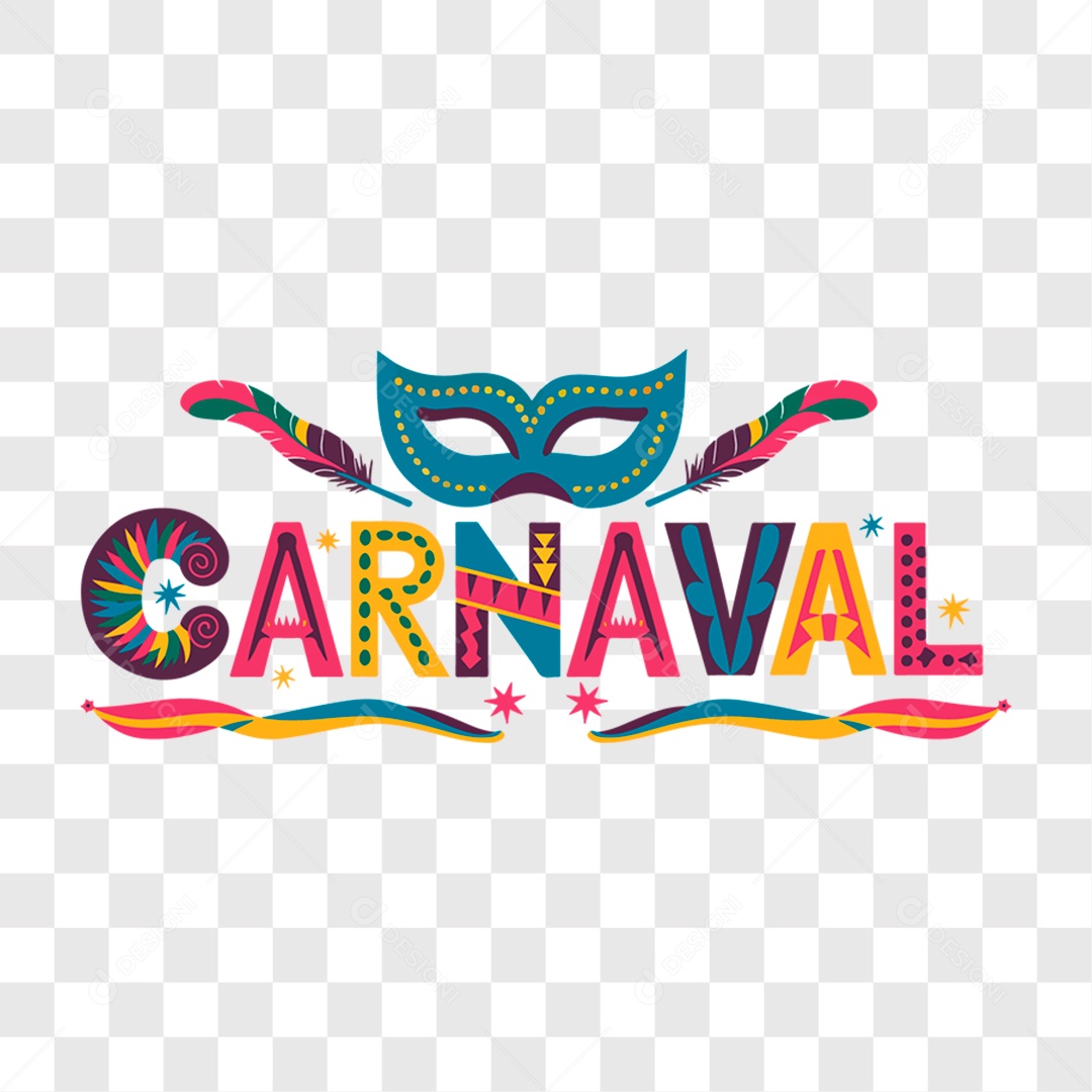Lettering Carnaval EPS + PNG
