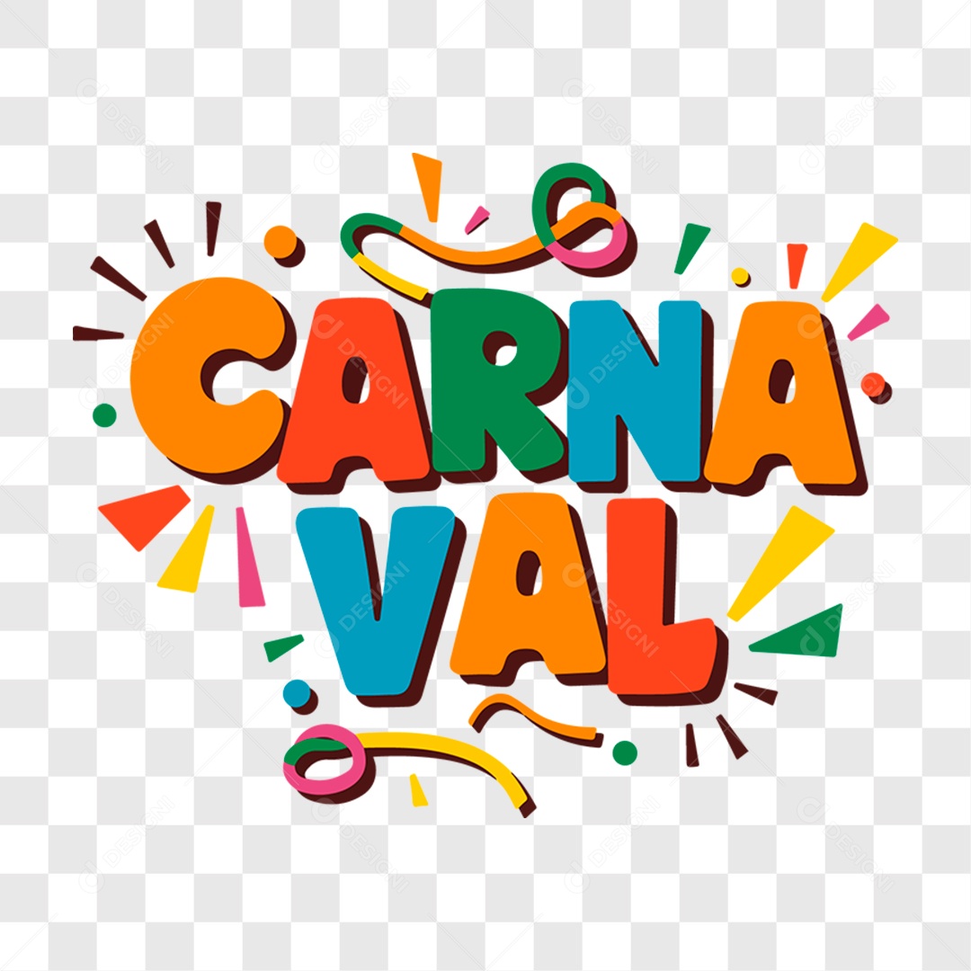 Lettering Carnaval EPS + PNG