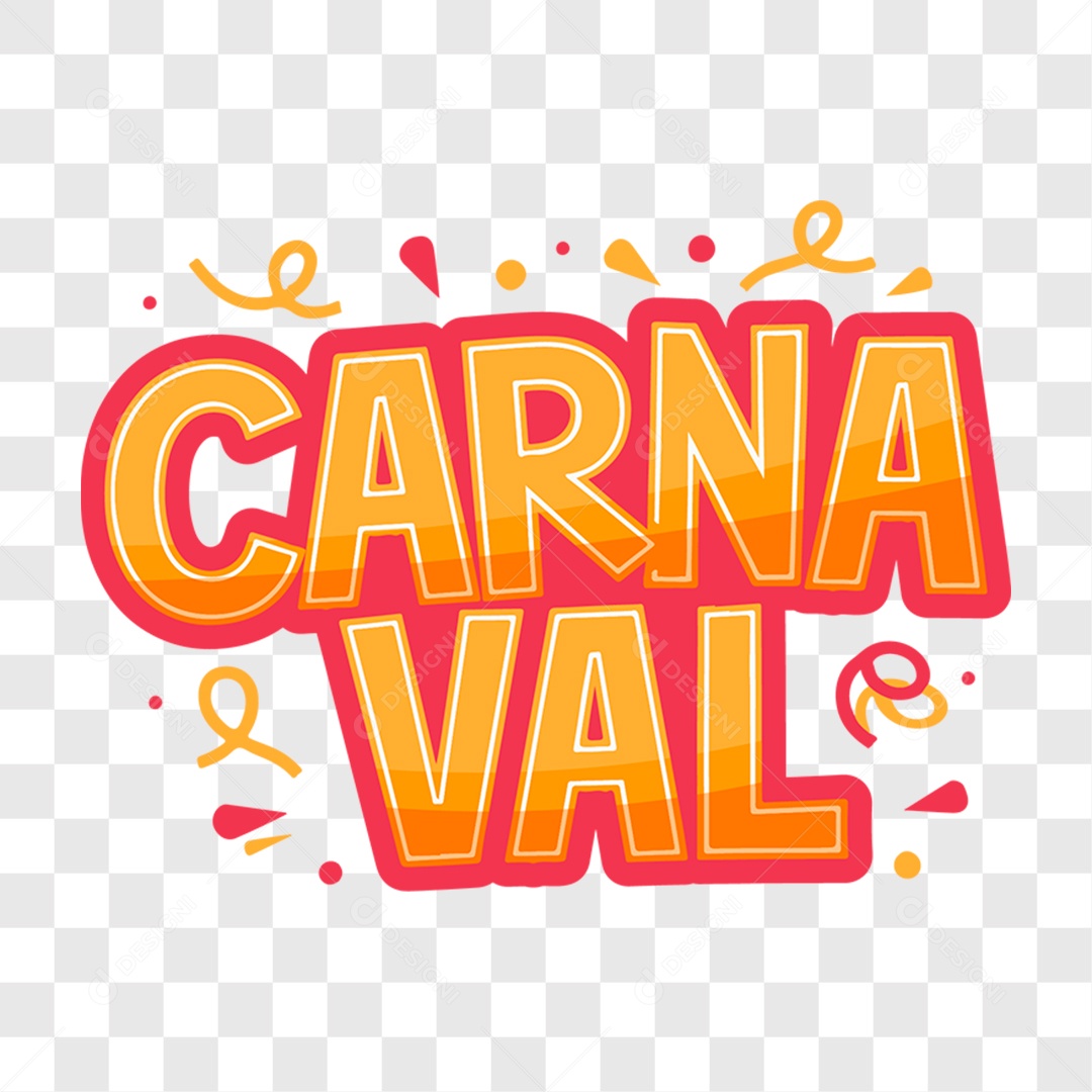Lettering Carnaval EPS + PNG