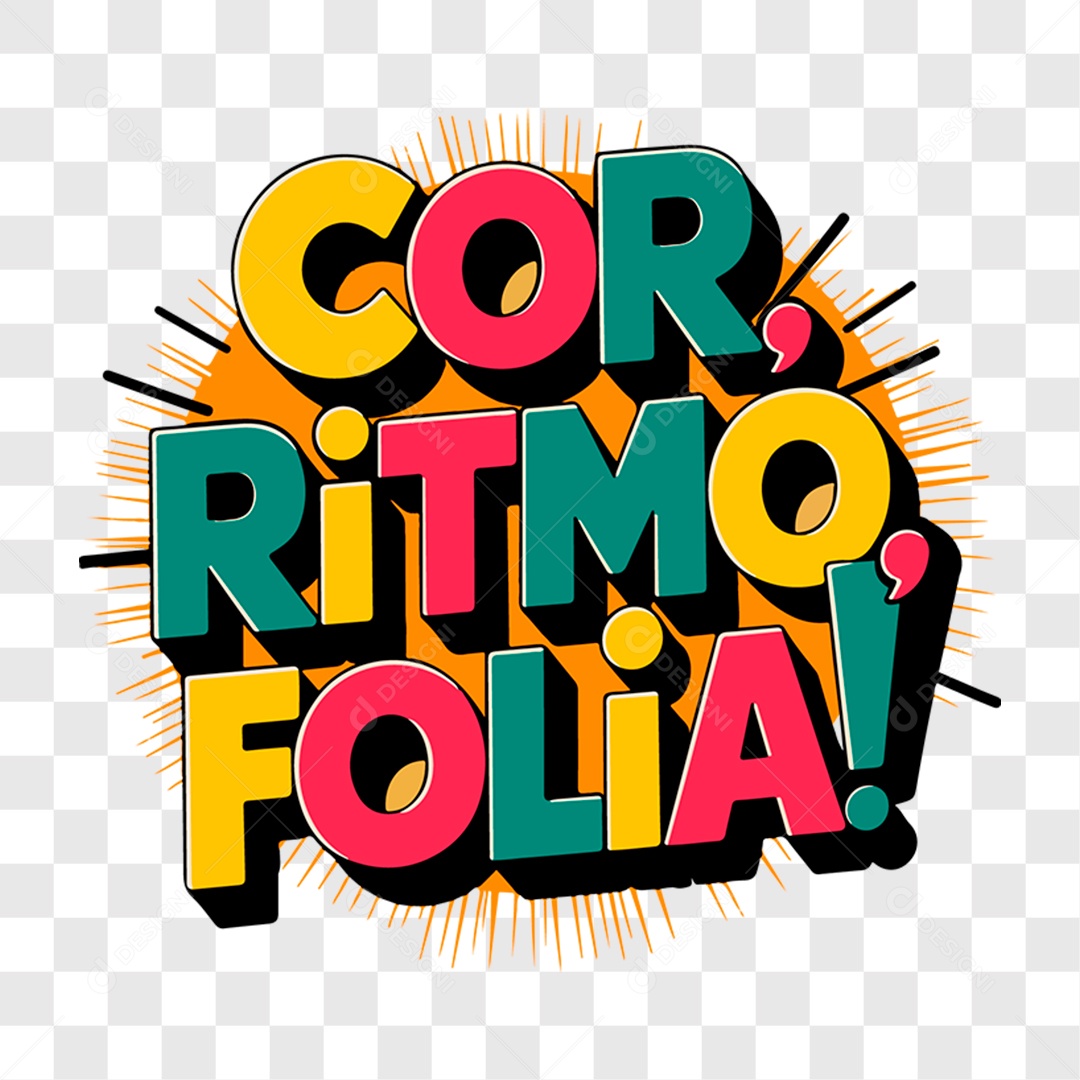 Lettering Carnaval EPS + PNG