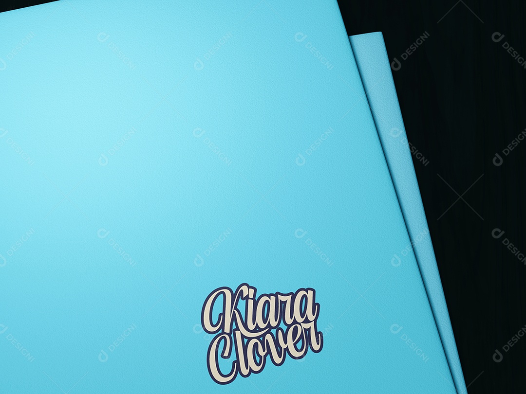 Mockup Logotipo Em Papel PSD Editável