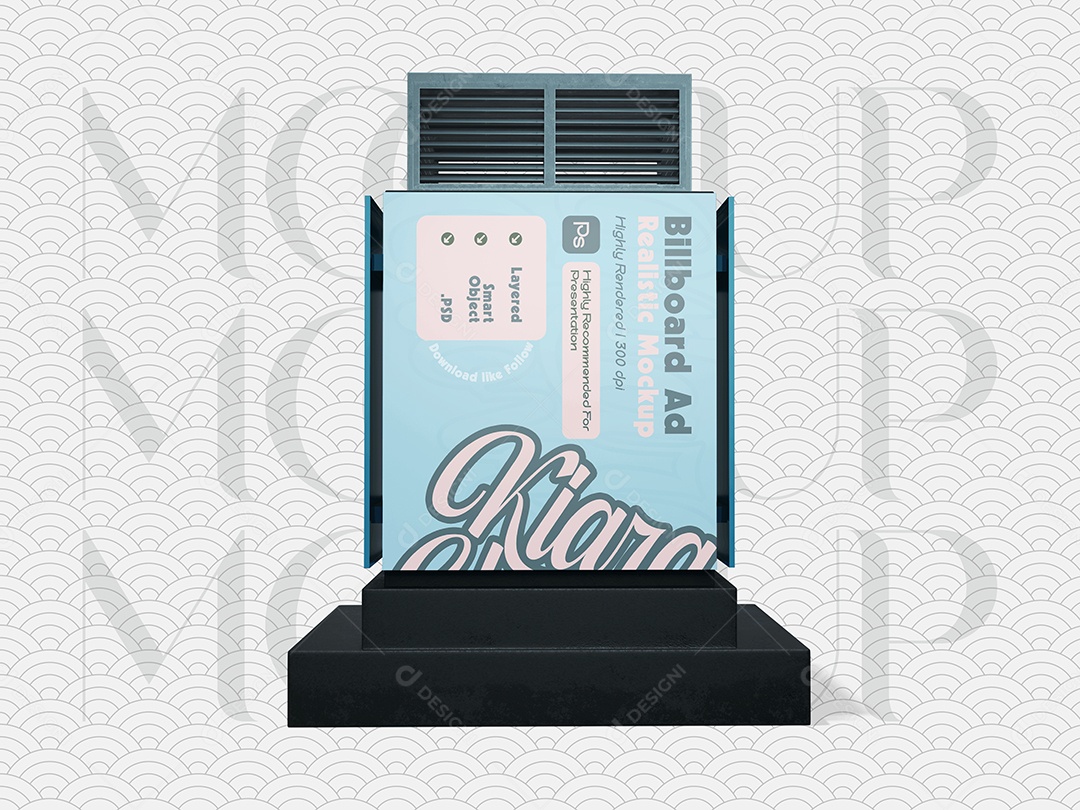 Mockup Outdoor De Rua PSD Editável