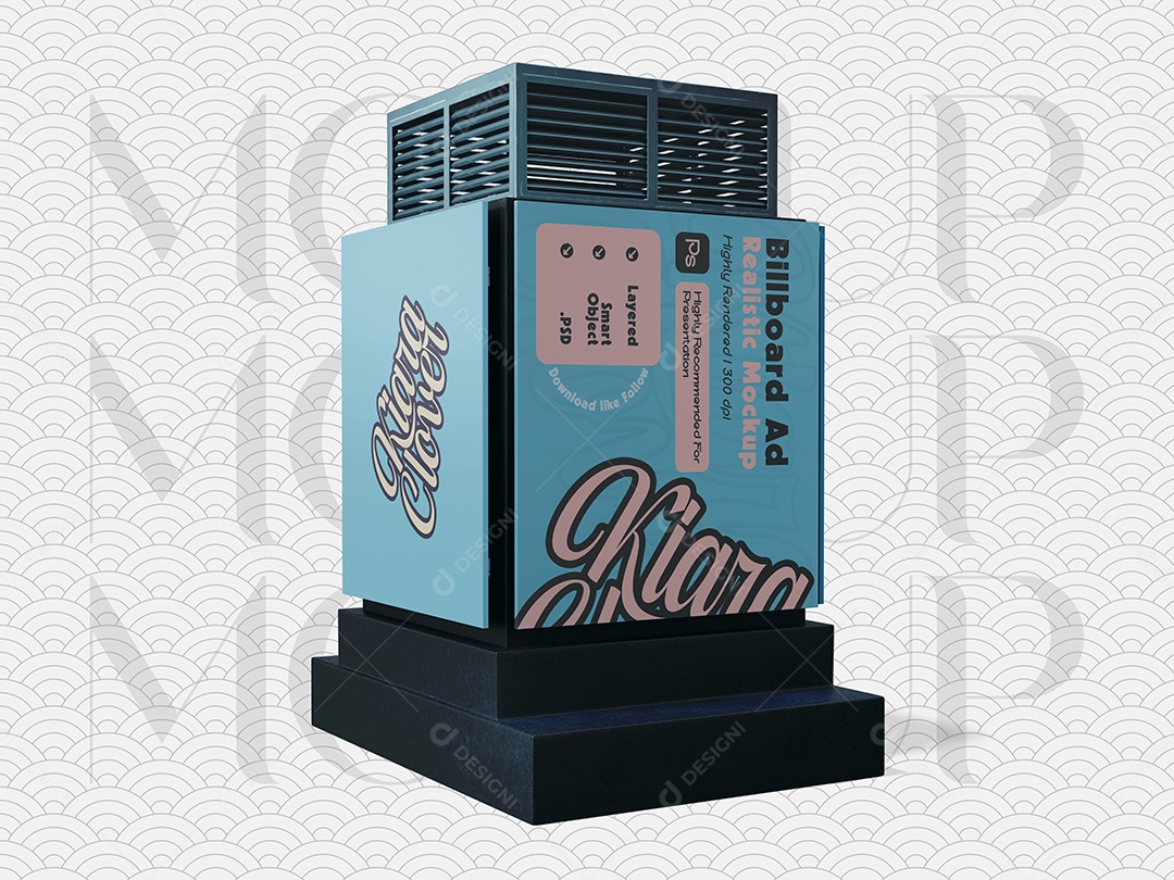 Mockup Outdoor De Rua PSD Editável