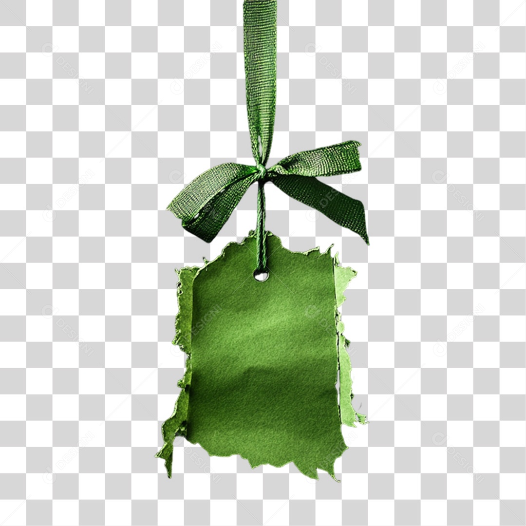 Etiqueta de Papel com Fita PNG Transparente