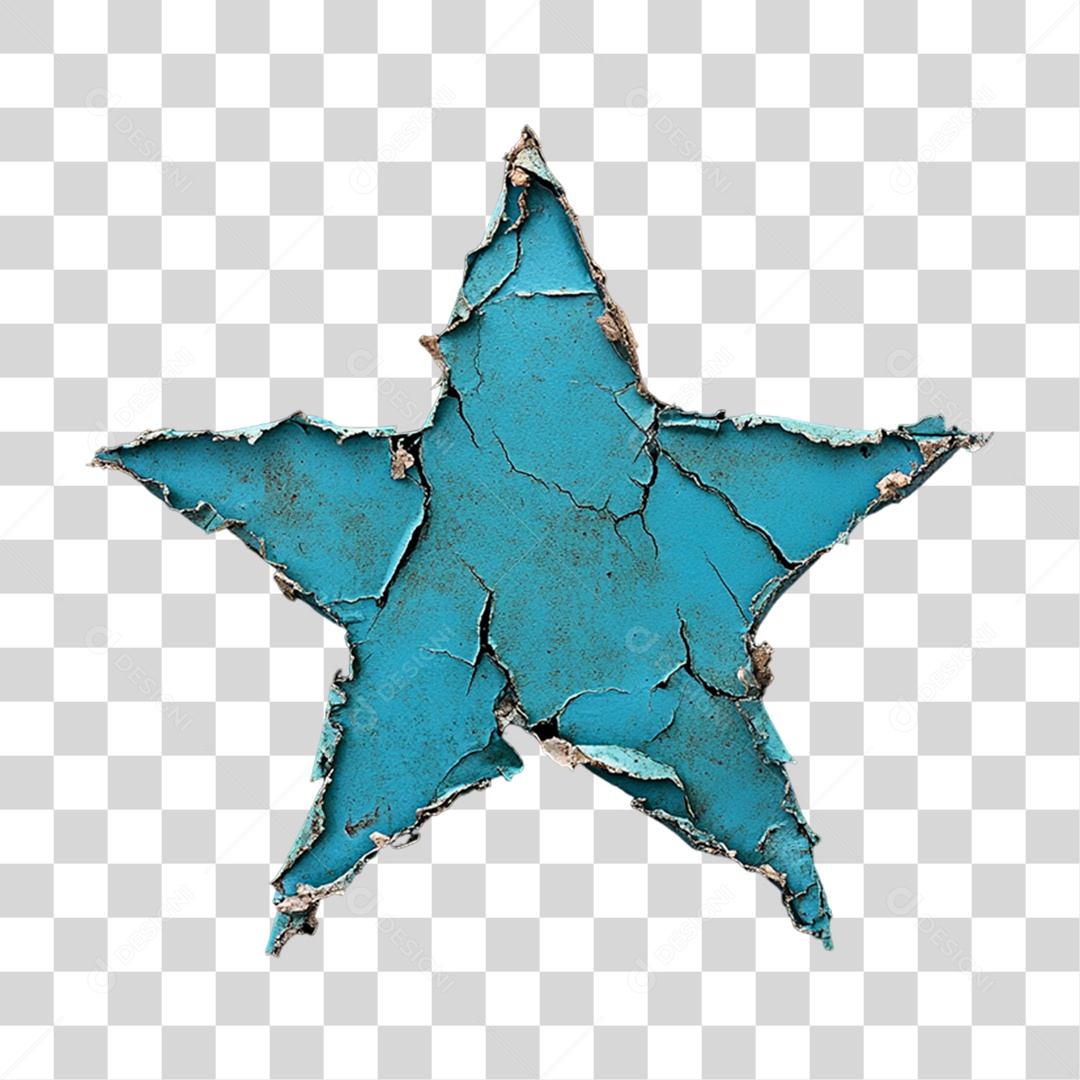 Estrela de Papel PNG Transparente