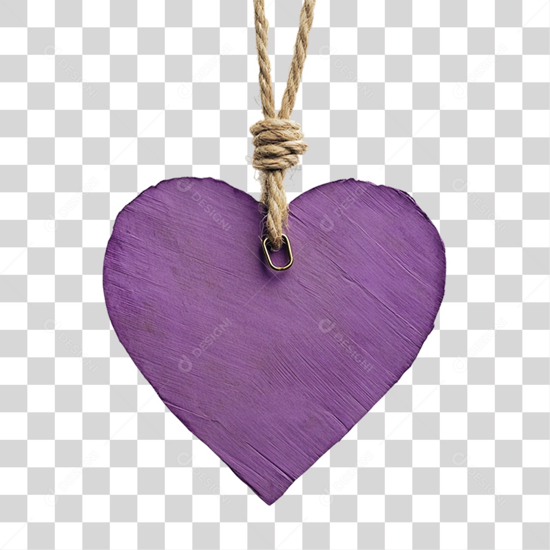 Coração de Papel PNG Transparente