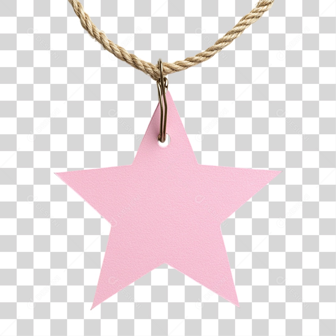 Estrela de Papel PNG Transparente