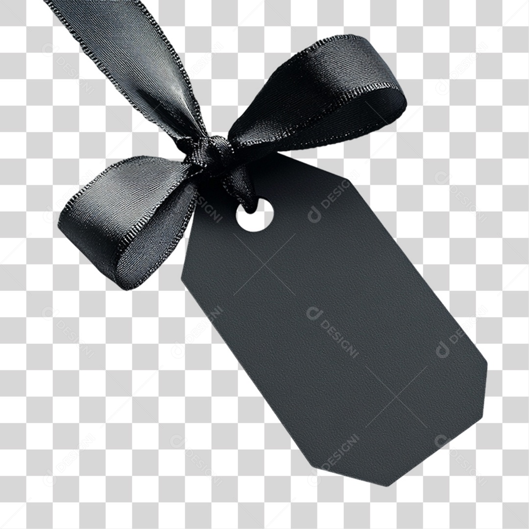 Etiqueta de Papel com Fita PNG Transparente