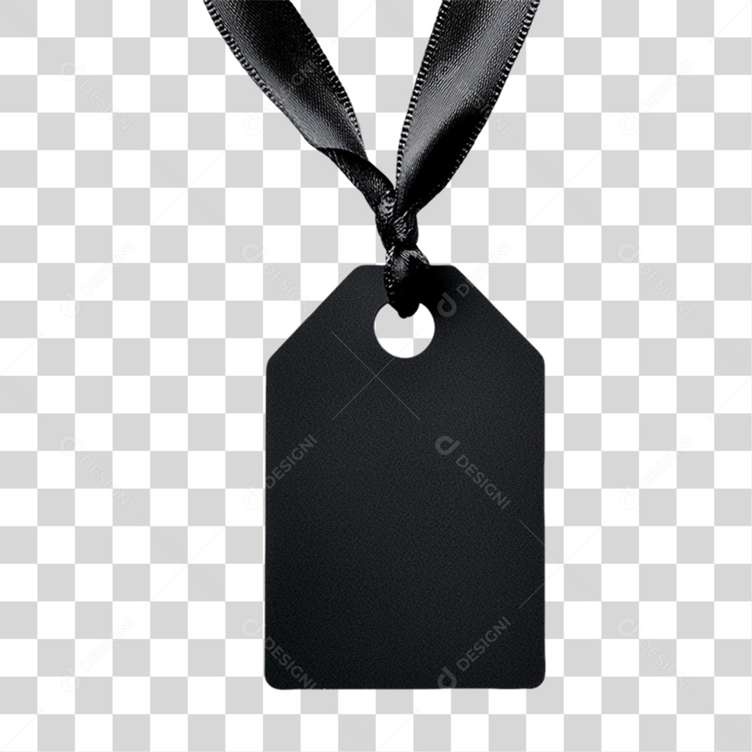 Etiqueta de Papel com Fita PNG Transparente