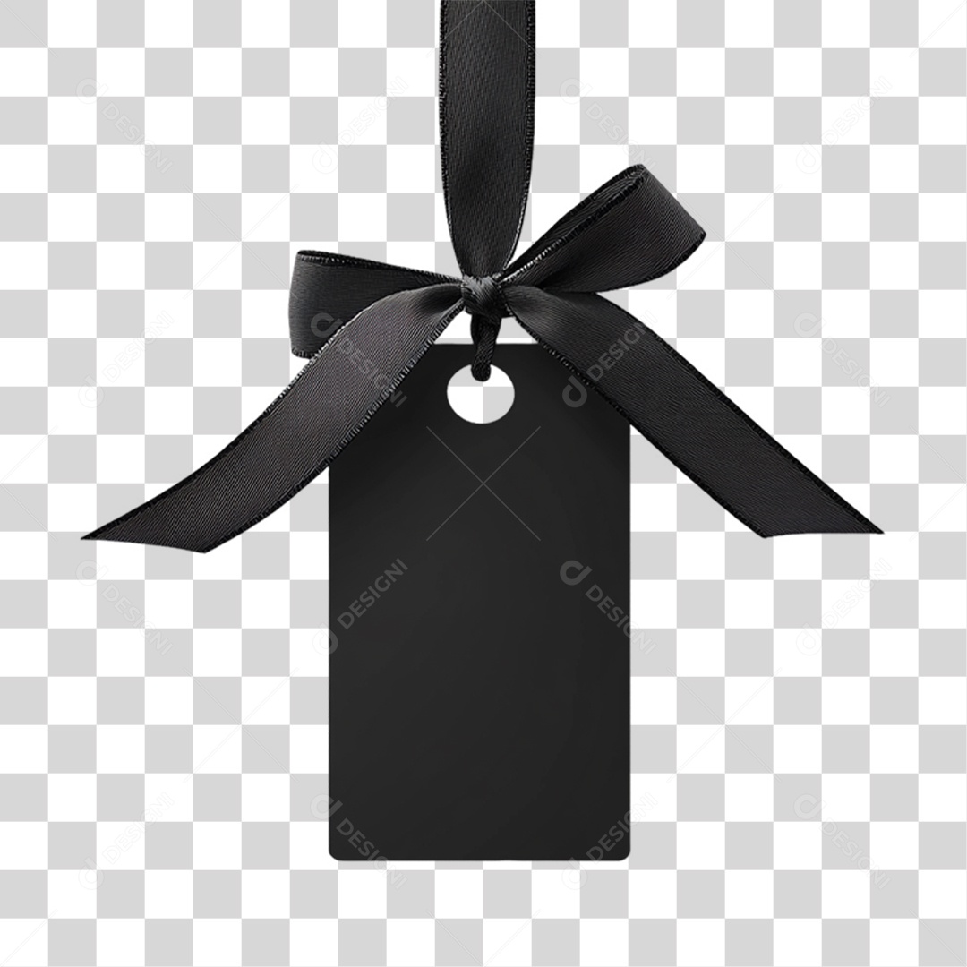 Etiqueta de Papel com Fita PNG Transparente