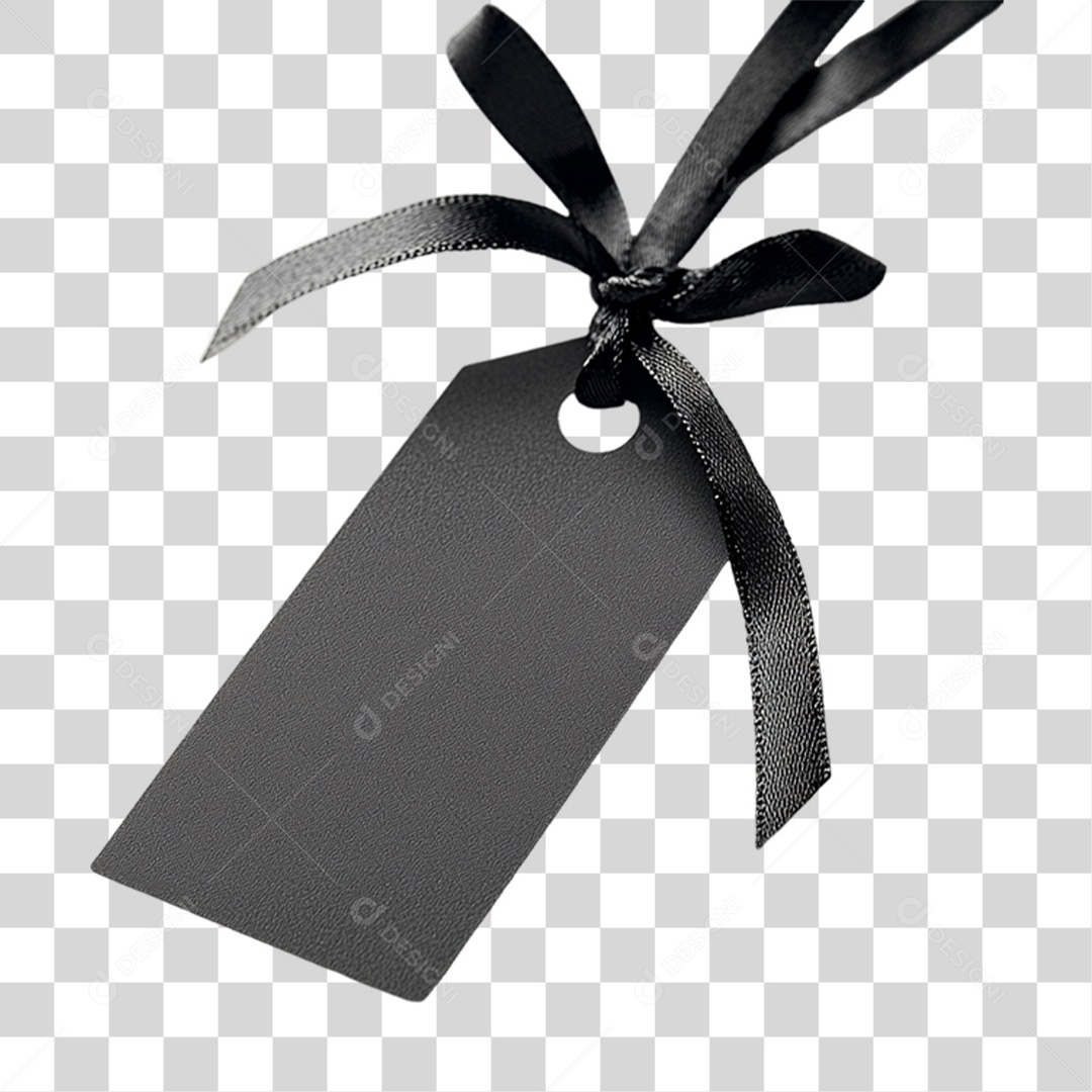 Etiqueta de Papel com Fita PNG Transparente