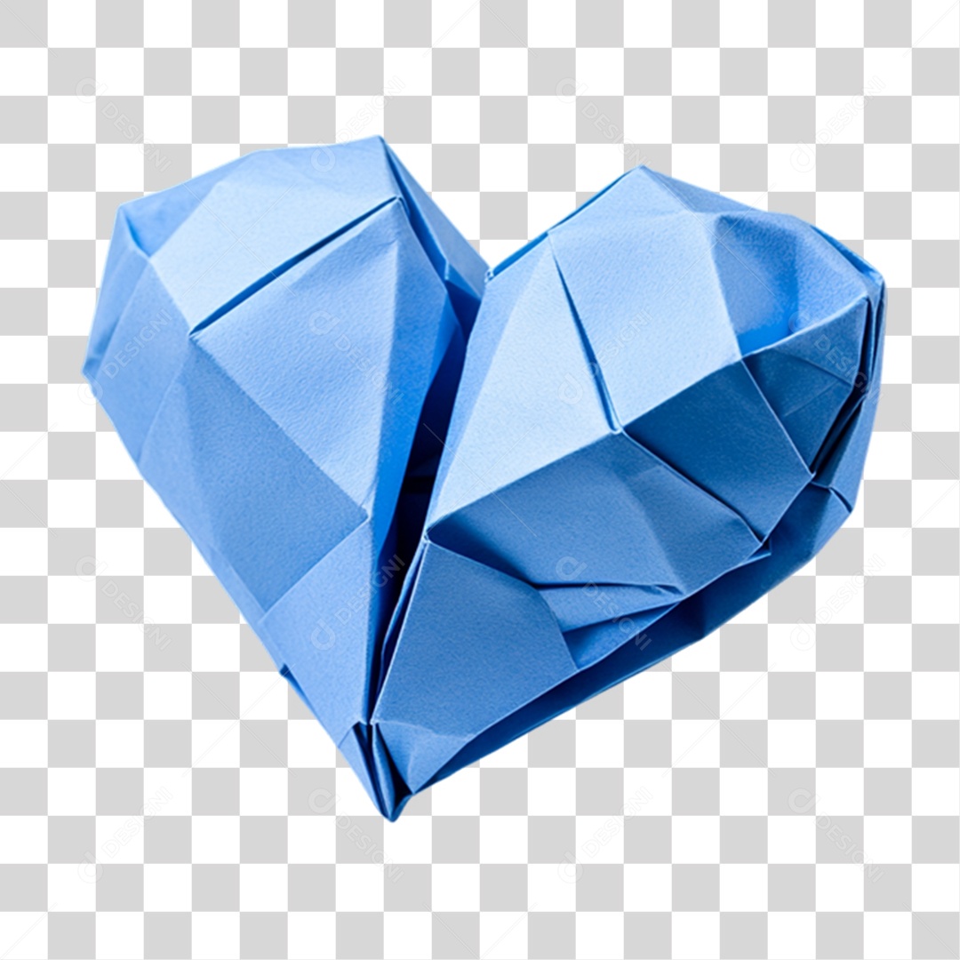 Coração de Papel PNG Transparente