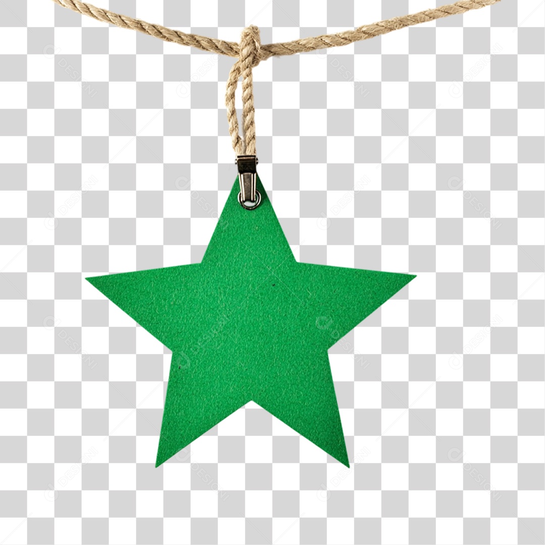 Estrela de Papel PNG Transparente