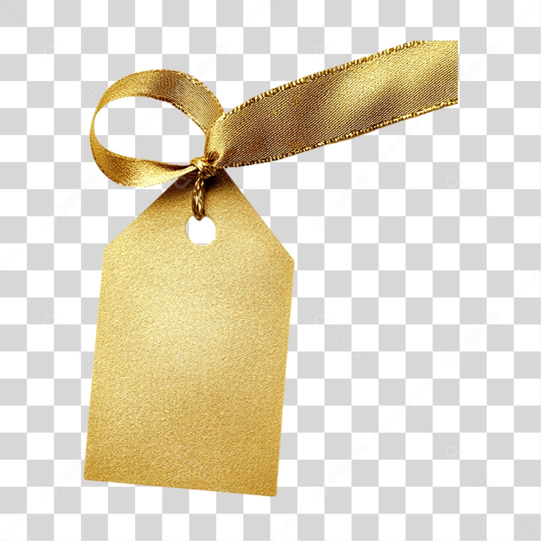 Etiqueta de Papel com Fita PNG Transparente