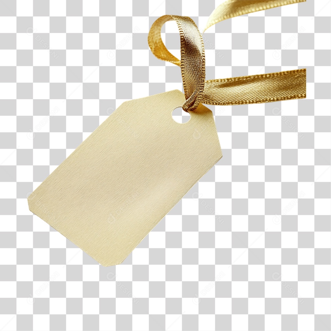 Etiqueta de Papel com Fita PNG Transparente