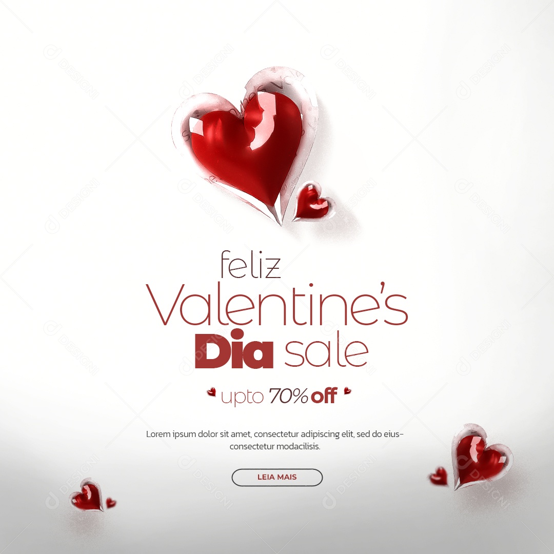 Feed Feliz Dia dos Namorados 12 de Junho Oferta Social Media PSD Editável