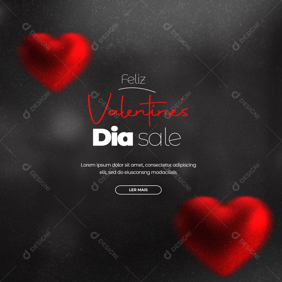 Feed Feliz Dia dos Namorados 12 de Junho Oferta Social Media PSD Editável