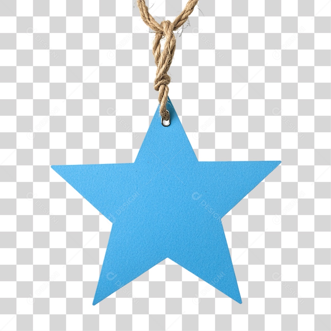 Estrela de Papel PNG Transparente