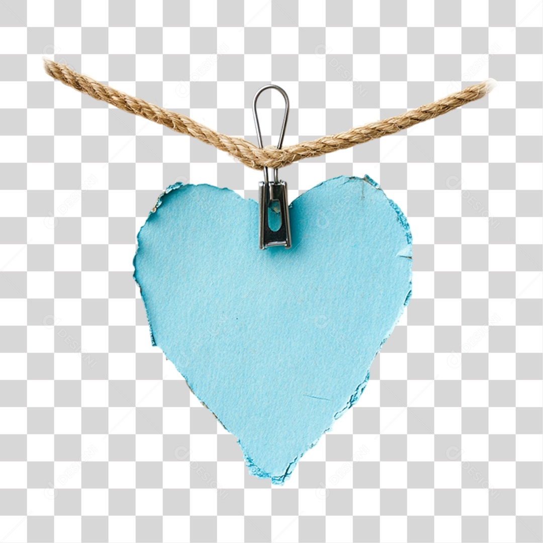 Coração de Papel PNG Transparente