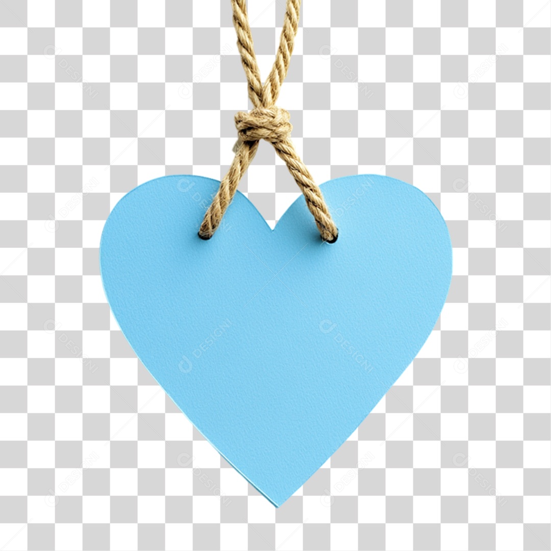 Coração de Papel PNG Transparente