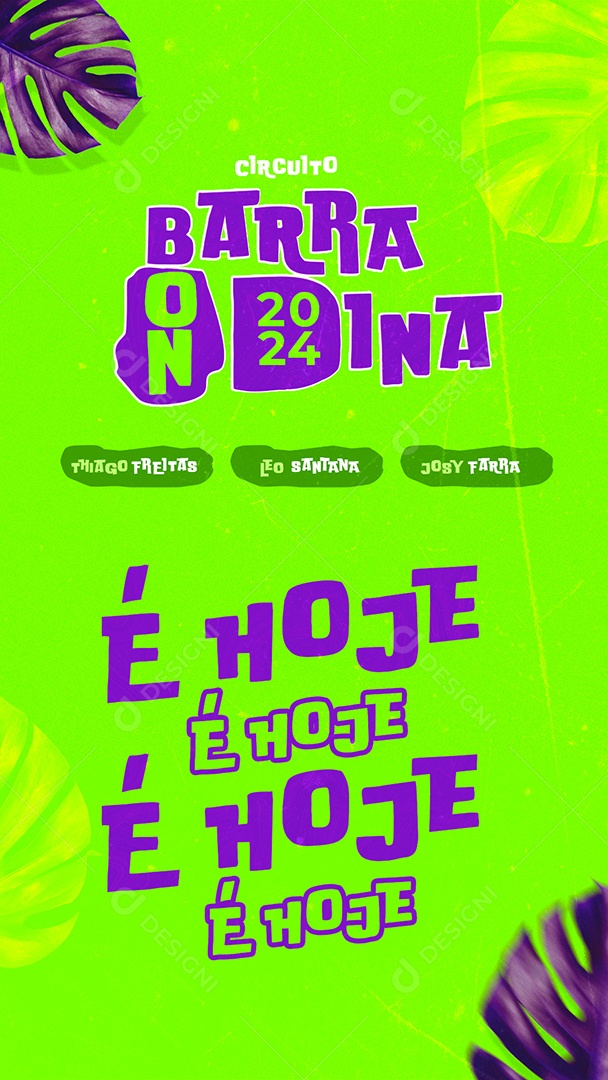 Story Show E Hoje Social Media PSD Editável