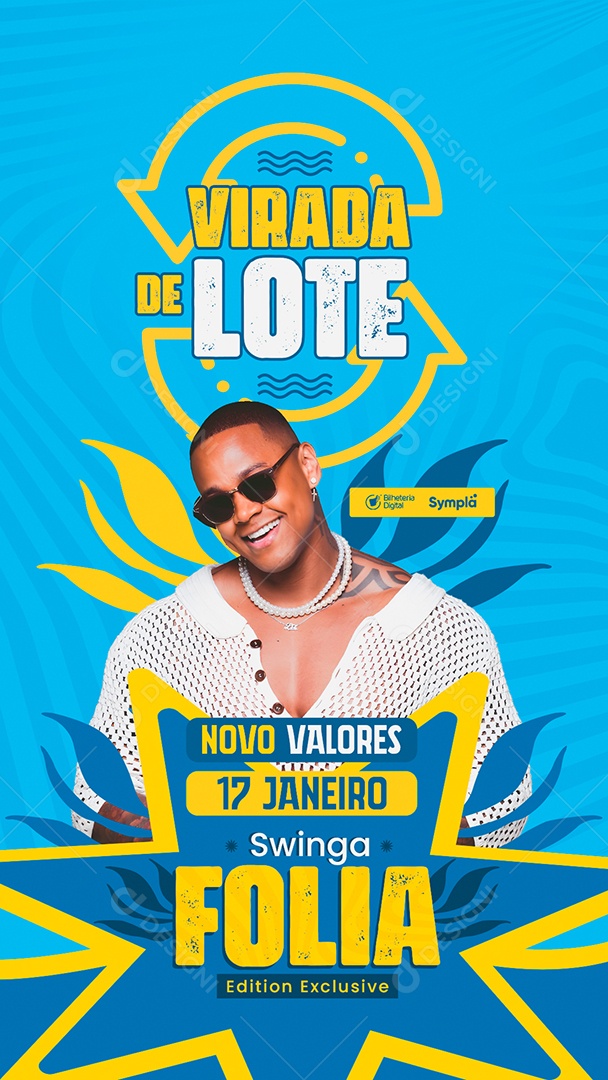 Story Show Folia do Gigante Social Media PSD Editável