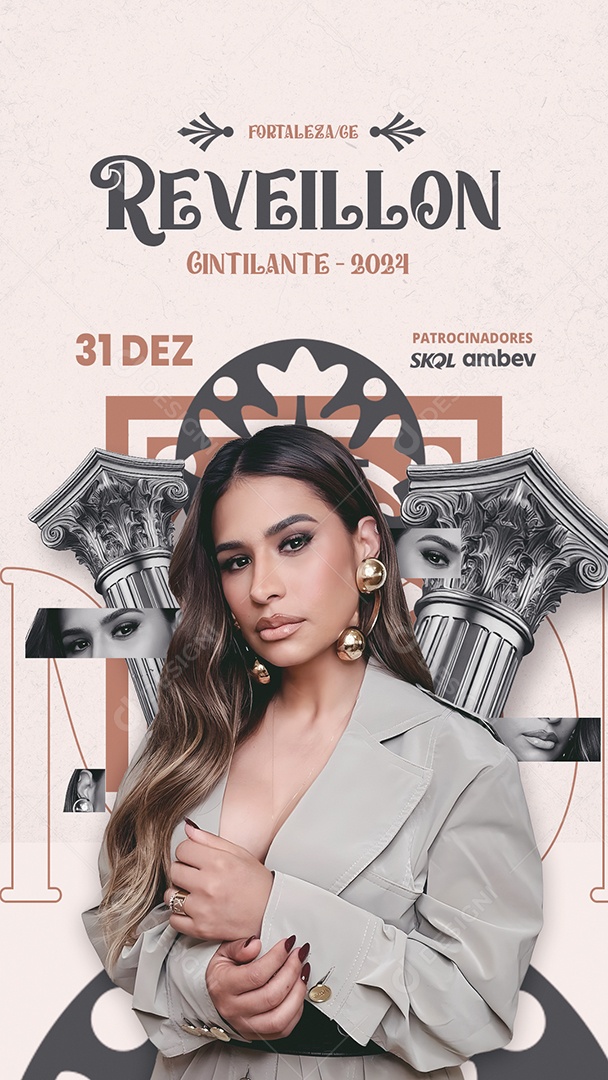 Story Show Simone Mendes Reveillon Social Media PSD Editável