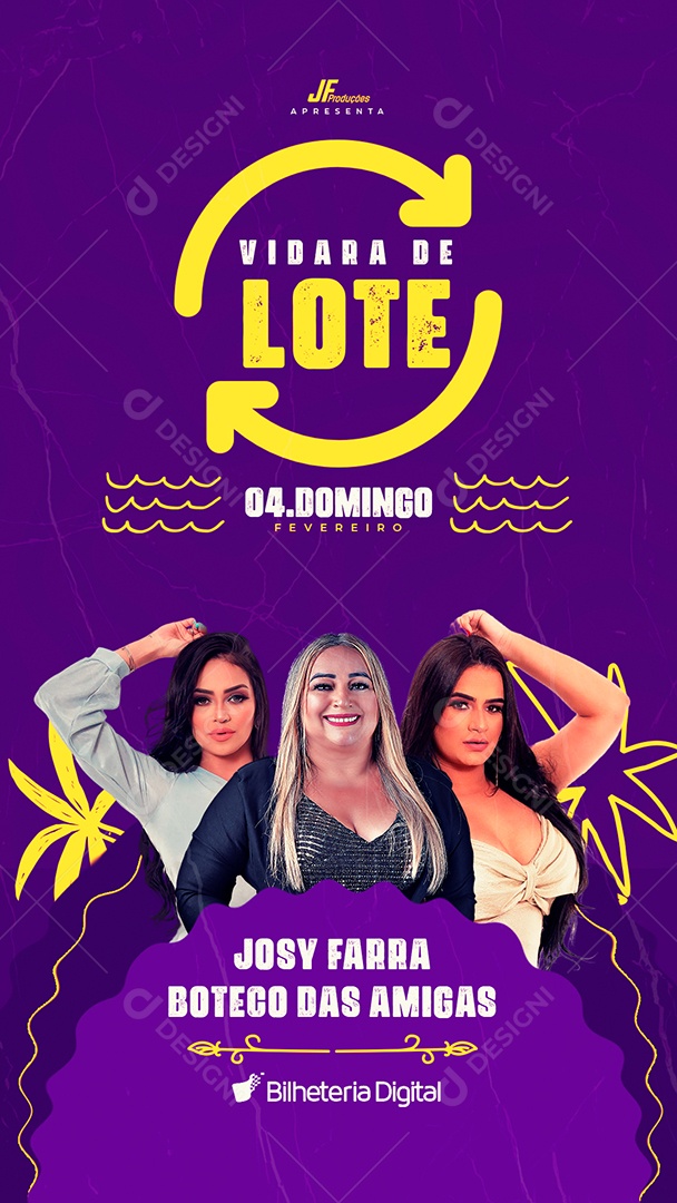 Story Show Sertanejo Boteco das Amigas Social Media PSD Editável