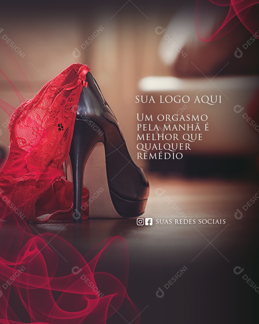 Flyer Sex Shop Social Media PSD Editável