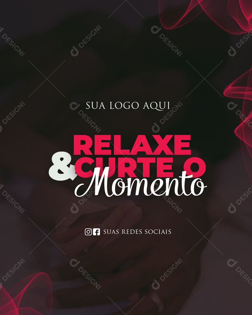 Flyer Sex Shop Relaxa e Curte Social Media PSD Editável