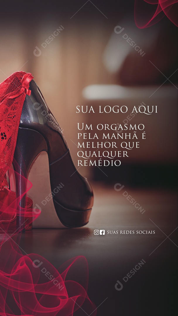 Story Sex Shop Social Media PSD Editável