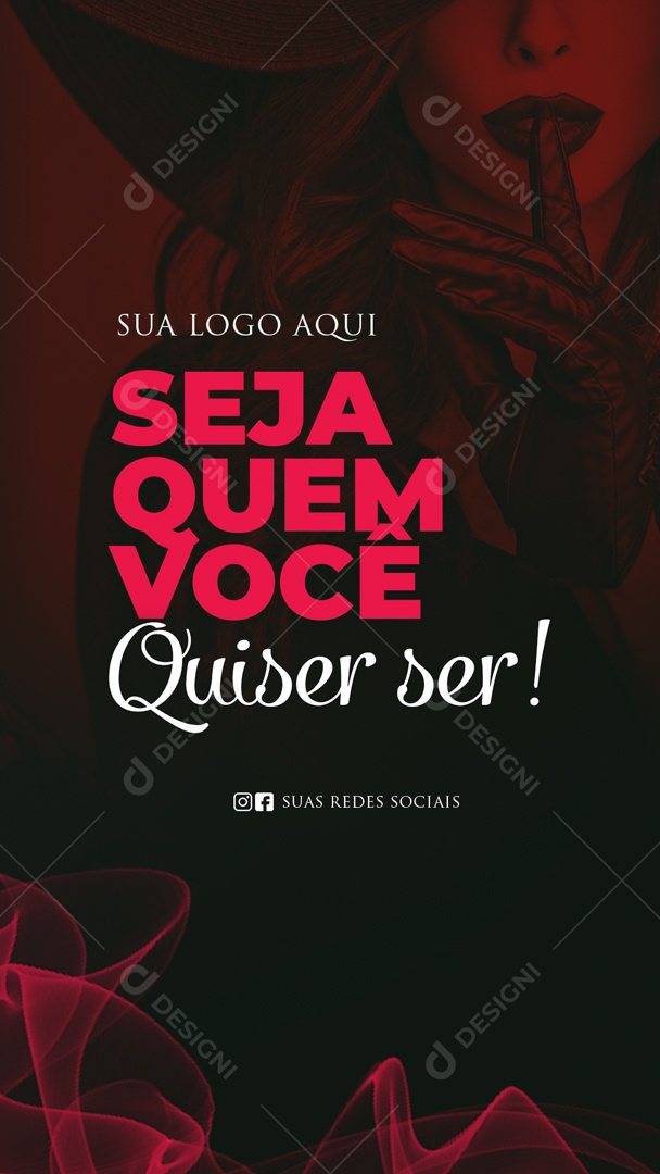 Story Sex Shop Seja Quem você Quiser Social Media PSD Editável