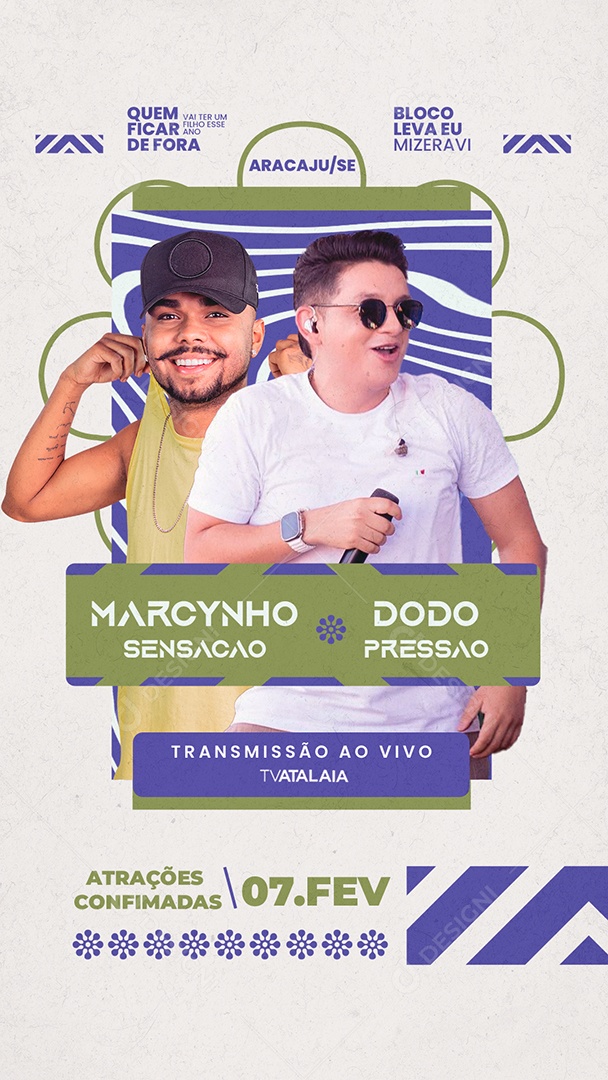 Story Show Marcynho and Dodo Social Media PSD Editable