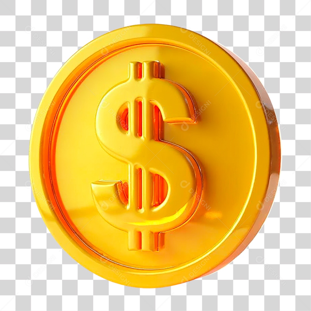 Pilha de Moedas PNG Transparente