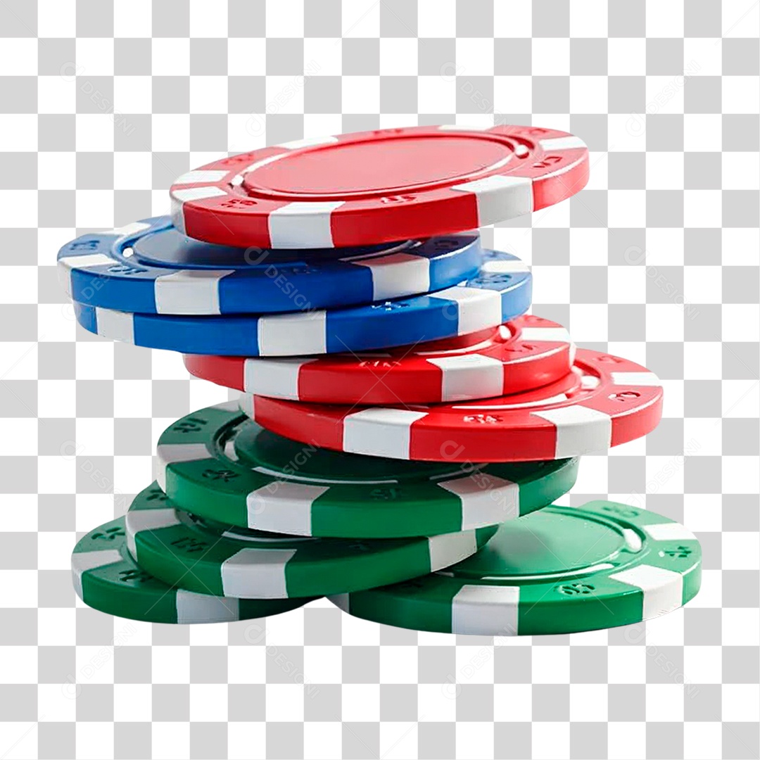 Ficha de Cassino PNG Transparente