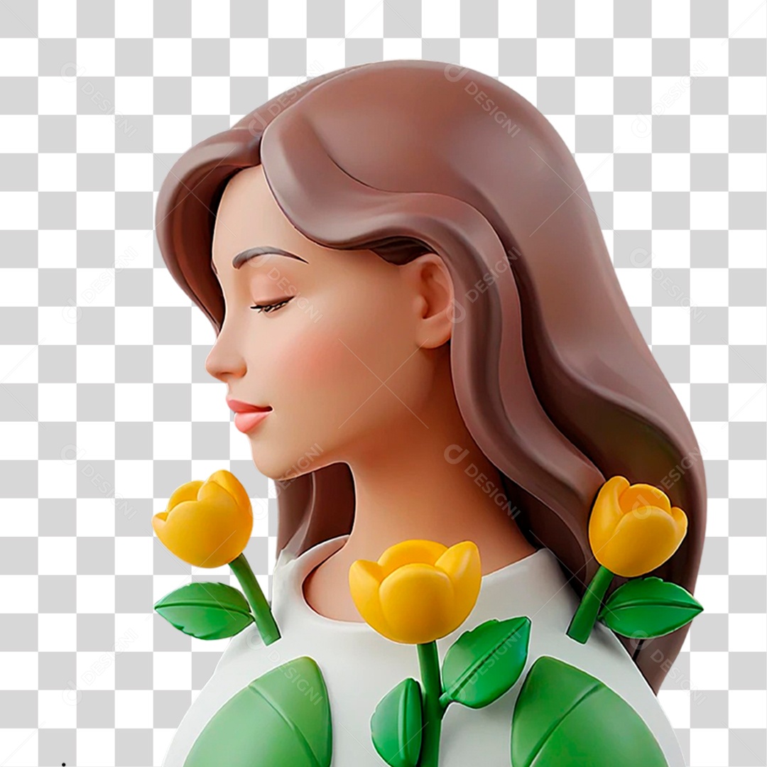 Dia Internacional da Mulher PNG Transparente