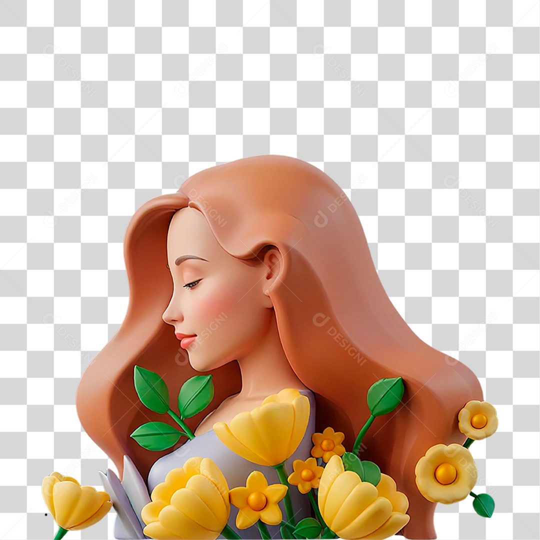 Dia Internacional da Mulher PNG Transparente