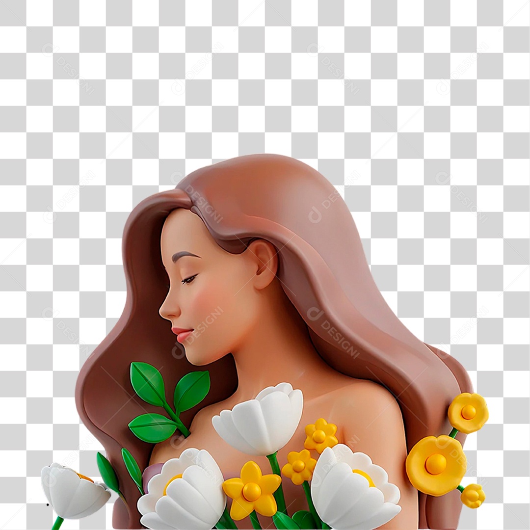 Dia Internacional da Mulher PNG Transparente