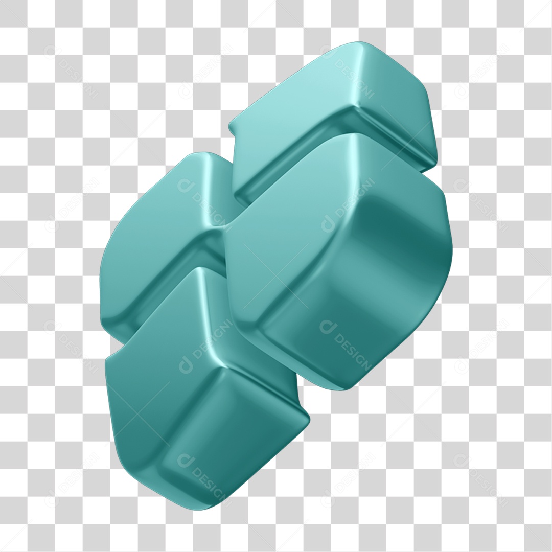 Elemento 3D Transferência Pix Real PNG Transparente