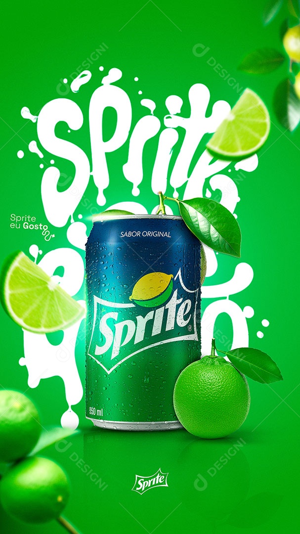 Story Cooling Drop Sprite Social Media PSD Editable