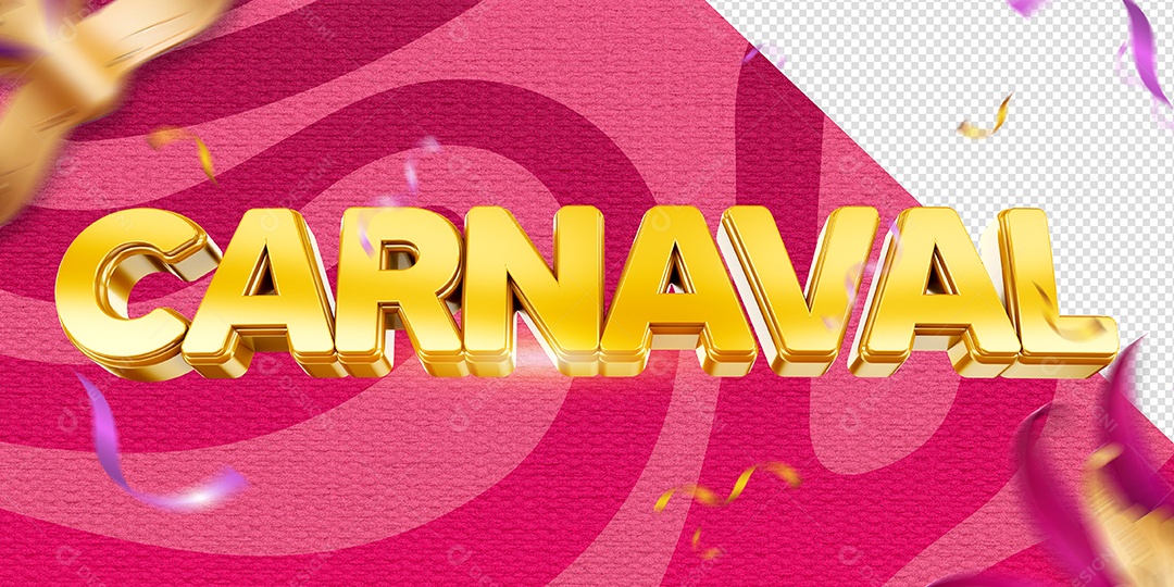 Carnival Seal 3D for PSD Composition