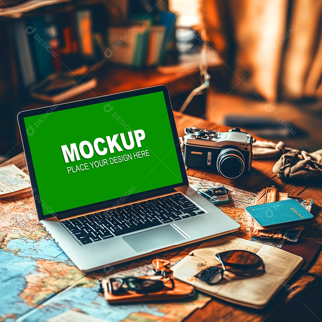 Mockup Notebook PSD Editável