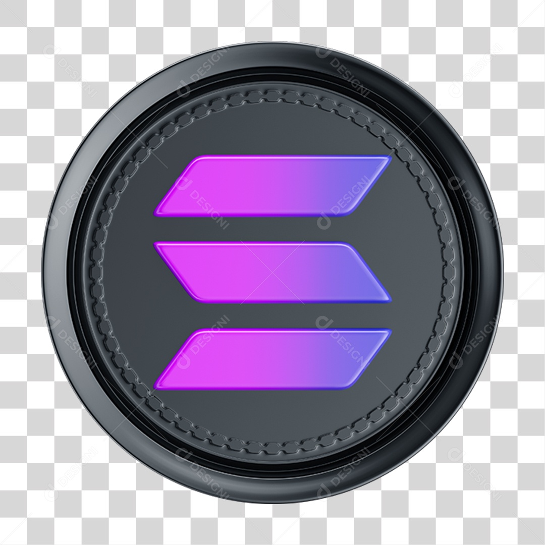 Elemento 3D Criptomoedas PNG Transparente